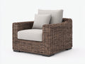 Polyrattan Gartensessel Geflochten Braun 80x75x85 cm - Modernes Outdoor Lounge Design